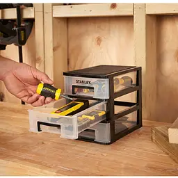 Ящик Stanley Essential S вертикальний з 3 висувними секціями пластмасовий 21.5x15.1x18.9 см (STST40710-1) - мініатюра 4