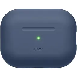 Чохол Elago Silicone Basic Case with Nylon Lanyard Jean Indigo для AirPods Pro 2nd Gen синій (EAPP2SC-BA+ROSTR-JIN) - мініатюра 2
