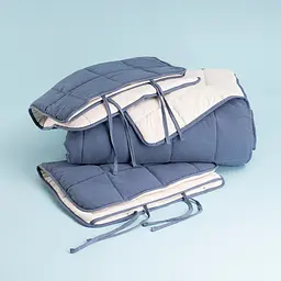 Комплект ковдра 220x240 см + 2 подушки + 2 наволочки Egeo Life Denim Othello pbe0051446 - мініатюра 2