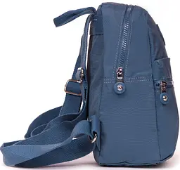 Рюкзак жіночий Jielshi текстильний 6 л 19×28×12 см Синій - мініатюра 5