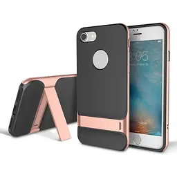 Чохол-накладка Rock TPU+PC Case Royce Series with Kickstand iPhone 7 Rose Gold - мініатюра 2