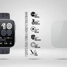 Плівка захисна Armorstandart Matte hydrogel Amazfit Bip 6 6 pcs (ARM91956) - мініатюра 2