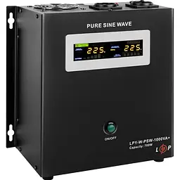 Джерело безперебійного живлення [ДБЖ] LogicPower LPY-W-PSW-1000VA+ [4144] [107285] - мініатюра 3