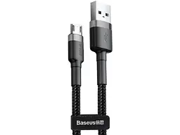 Кабель BASEUS Cafule USB Micro 1.5A 2M Black-Grey