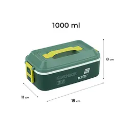 Ланч-бокс Kite 1000 мл зелений (K25-1183-3) - мініатюра 2