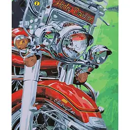 Набір для розпису Strateg Картина за номерами Фото Harley Strateg 40х50 см (SY6706)