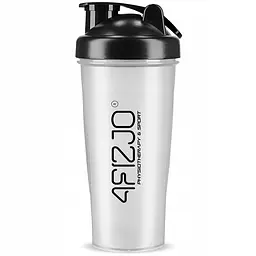 Шейкер спортивний 4FIZJO PRO 650 мл White/Black (P-5905973407007) - мініатюра 1