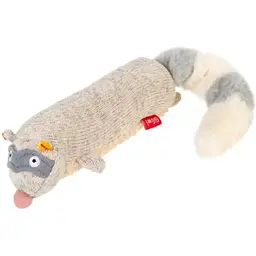 Іграшка для собак GiGwi Plush Єнот з пищалкою, 17 см (75310)