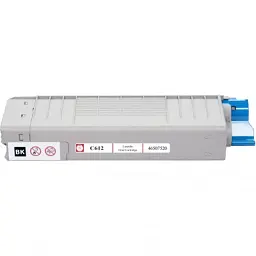 Тонер-картридж BASF OKI C612/ 46507520 Black (KT-46507520) - мініатюра 3