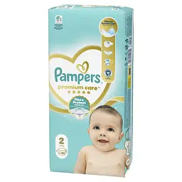 Підгузки Pampers Premium Care Розмір 2 (4-8 кг) 46 шт. - мініатюра 2
