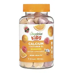 Кальцій з вітаміном D3 (для дітей), Calcium + Vitamin D Kids - 60 gummies