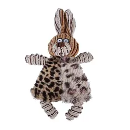 Іграшки з пищалкою без набивки Leopard Rabbit&Cow для маленьких собак і цуценят