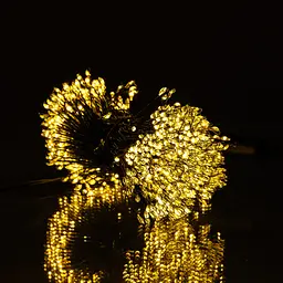 Гірлянда Кінський хвіст Мішура 1200 LED 20 ниток 2 м зелена, жовтий GarlandoPro D1200L2MGY - мініатюра 9