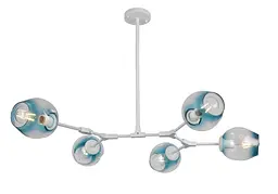 Люстра молекула Levistella 752L7731-5 WH+BL