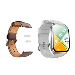 Смарт-годинник Hoco Y28 AMOLED Smart sports watch(call version) сріблястий - мініатюра 2