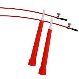 Швидкісна скакалка EasyFit Speed Cable Rope 3 м зі стальним тросом червона (EF-2039-R) - мініатюра 7