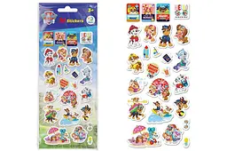 Набір об'ємних 3D наклейок Щенячий Патруль Paw Patrol для творчості та декору DoDo (200672)