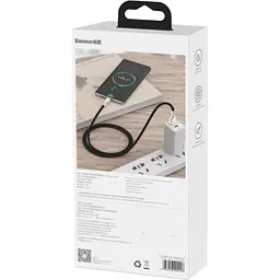 Кабель Baseus Cafule Metal Data Type-C 66 W 1 м (CAKF000101) - мініатюра 4