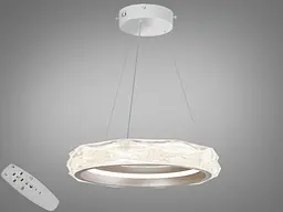 Кільцева LED-люстра Diasha MD3528/400CG шампань 40 Вт 2200 Лм з пультом - мініатюра 2