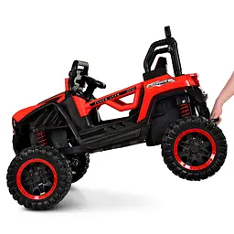 Дитячий електромобіль-джип Bambi M 3804EBLR-3 з музикою та світлом - мініатюра 3