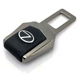 Заглушка ремня безпеки з логотипом Lexus Темний хром 1 шт - мініатюра 6