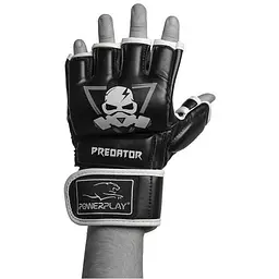 Рукавиці для MMA PowerPlay 3056 Black/White - XL - мініатюра 3
