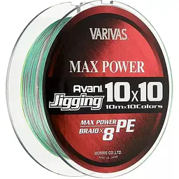 Шнур Varivas Avani Jigging Max Power X8 10*10 Multicolor 200 m 21.6 kg 0.285 mm 3.0 (1102-VA 13177)