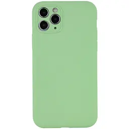 Чохол Silk Full Camera Protective (AA) NO LOGO для Apple iPhone 12 Pro Max (6.7") М'ятний / Mint