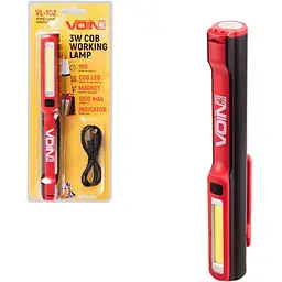 Переносна лампа Voin 3W-COB+3W XPE 1200mAh (VL-102) - мініатюра 2