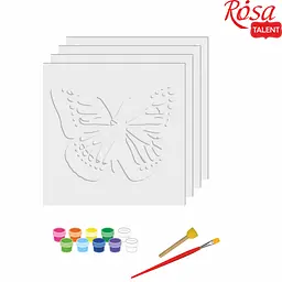 Картина 3D Rosa Talent Метелик 2 МДФ ґрунтований 4 шари 17х17 см (4823098529026) - мініатюра 2