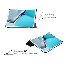 Чехол AIRON Premium для Huawei Matepad 11 с защитной пленкой и салфеткой Black - мініатюра 6
