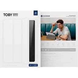 Чохол-книжка Dux Ducis Toby Series With Pencil Holder для Apple iPad Air 13` (2024-2026)/Pro 12.9` (2020-2022) Black [130630] - мініатюра 10