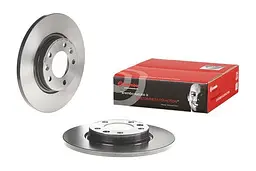 Диск тормозной невентилированный Citroen C4 I-II, Berlingo II-III 06-25г Brembo ( 08.C308.11 ) - миниатюра 2