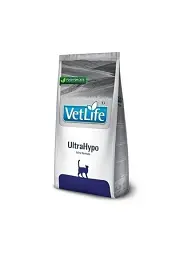 Сухий лікувальний корм для котів Farmina Vet Life UltraHypo, дієтичне харчування при харчовій алергії, 400 г