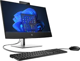 Комп'ютер персональний HP моноблок ProOne 440-G9 23.8' IPS AG Intel i5-12400T 8GB F256GB+1Tb UMA WiFi кл+м 2р DOS чорний (6D379EA) - мініатюра 3