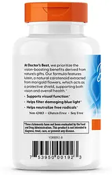 Натуральна добавка Doctor's Best Lutein with FloraGlo, 60 вегакапсул - мініатюра 3