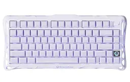 Клавіатура GravaStar Mercury K1 80keys Kailh Cheery Pink EN/UKR BT/WL/USB Lavender Purple (GSK1_PL)