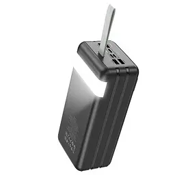 Універсальна мобільна батарея Hoco J86B 22.5W 60000mAh (Чорний) - мініатюра 5