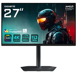 Монітор 27" Gigabyte MO27U2 QD-OLED UHD OLED 240Hz (MO27U2)