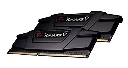 Оперативна пам'ять DDR4 32GB DDR4 2х16GB/3200 G.Skill Ripjaws V Black (F4-3200C16D-32GVK) - мініатюра 2