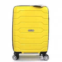 Валіза маленька S поліпропілен Madisson Snowball 01103 58×37×22см 35л Жовтий