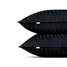Комплект постільної білизни Cosas євро сатин з простирадлом на резинці ONYX CS1 200 x 220 см (StrSatin_00Onyx_El180-Onyx_200) - мініатюра 5