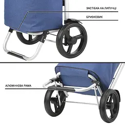 Cумка-візок ShoppingCruiser Allround Blue (650065) - мініатюра 5