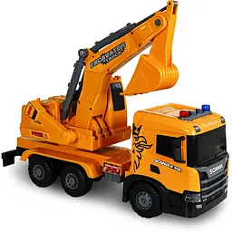 Автомодель TechnoDrive Super Big Truck Екскаватор Scania (5006KS) - мініатюра 6
