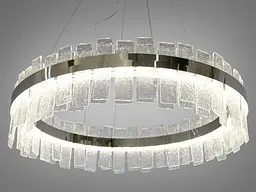 Підвісний світильник LED Diasha 817/800CH 190Вт, хром, регульована висота 80 см, для вітальні, коридору - мініатюра 3