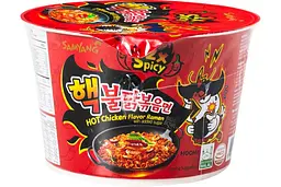 Локшина рамен Samyang Buldak 2x Spicy с курицей в стакані 105 г