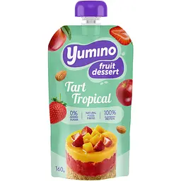 Фруктовий десерт Yumino Tart Tropical 160 г 