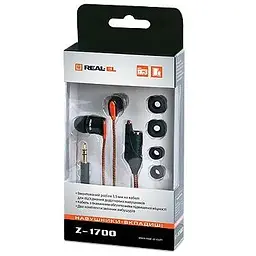 Навушники Real-El Z-1700 Black (EL124200004) - мініатюра 2