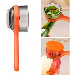 Ніж Splash Proof Knife для чищення овочів і фруктів з контейнером Orange (14965) - мініатюра 4