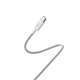 Кабель Xiaomi Braided Type C to Type C 120W 6A (BHR087AGL) white 2m UA